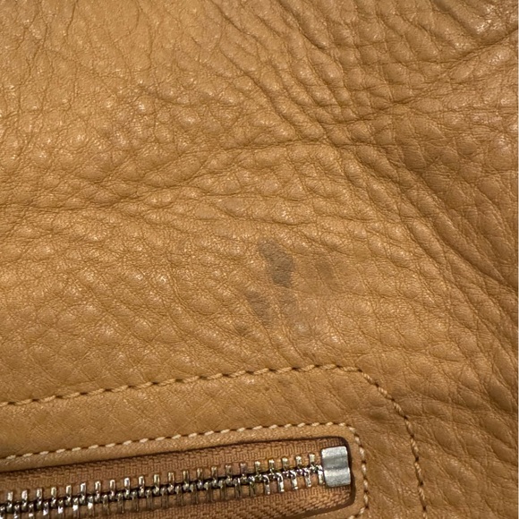 Vintage Y2K Coach Camel Brown Soft Pebble Leather Bag  L0693-F03796 - Picture 13 of 15